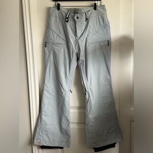 Bonfire Light Blue/Grey Boot Cut Snowboarding Pants